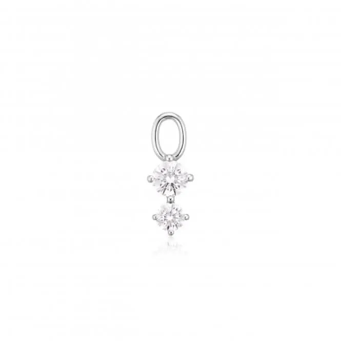 White Zirconia Circolo Due Earring Charm SJ-CH2372-CZ Sif Jakobs Jewellery