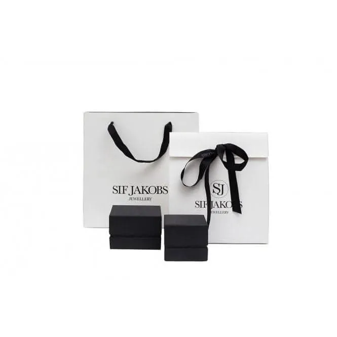 White Zirconia Corte Due Ring SJ-R10762-CZ(YG) Sif Jakobs Jewellery