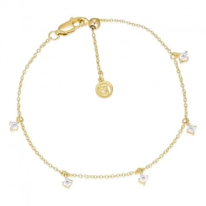 White Zirconia Ellera Piccolo Bracelet SJ-B12211-CZ-SG Sif Jakobs Jewellery