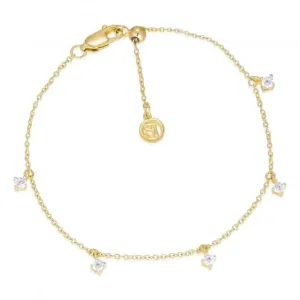 White Zirconia Ellera Piccolo Bracelet SJ-B12211-CZ-SG Sif Jakobs Jewellery
