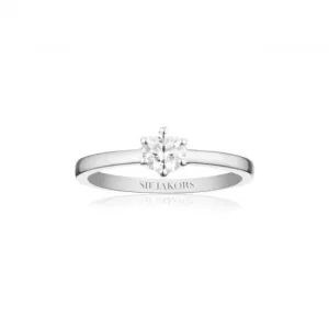 White Zirconia Ellera Uno Pianura Grande Ring SJ-R42283-CZ Sif Jakobs Jewellery