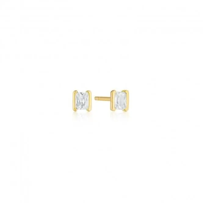 White Zirconia Roccanova Piccolo Earrings SJ-E42250-CZ-YG Sif Jakobs Jewellery