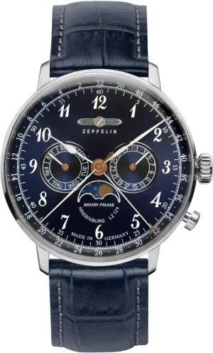 Zeppelin Watches Zeppelin LZ 129 Hindenburg Moonphase Mens Watch